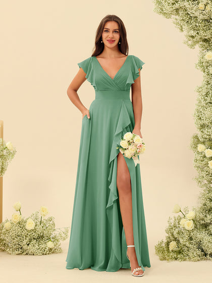 Robe de Demoiselle d Honneur Eucalyptus Lavetir FR