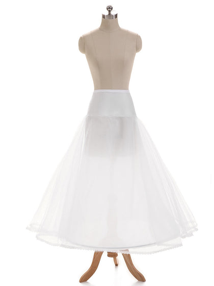 Tulle Filet A-ligne/Princesse 2 Niveaux Longueur Sol Jupons de Mariage